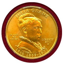 アメリカ 2011W 10ドル 金貨 ファーストスパウズ ジュリアグラン PCGS MS70