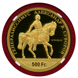 スイス 現代射撃祭 2022年 500フラン 金貨 ウーリ NGC PF70UC