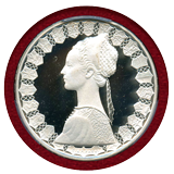 【SOLD】イタリア 1995R 500リレ 銀貨 コロンブスの船 PCGS PR68DCAM