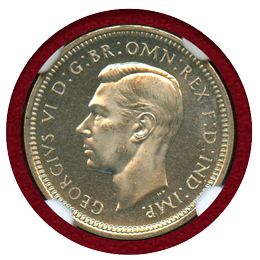 【SOLD】イギリス 1937年 銀貨 Maundyセット ジョージ6世 NGC PF64-65