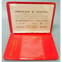 イタリア 1961年 金メダル 統一100周年記念 PROOF